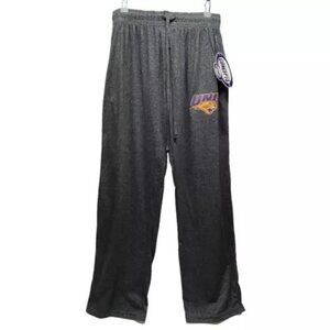 UNI Panthers Sleepwear Northern Iowa College Pajamas Sz Medium Gray School Logo